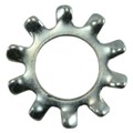 Midwest Fastener External Tooth Lock Washer, For Screw Size #4 Steel, Zinc Plated Finish, 100 PK 03966